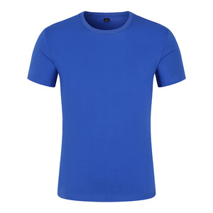 Camiseta de manga corta en blanco sólido de algodón mercerizado de alto recuento de los <span class=keywords><strong>a</strong></span>ños 50, uniforme de trabajo con estampado de logotipo personalizado bordado - Product Image 4