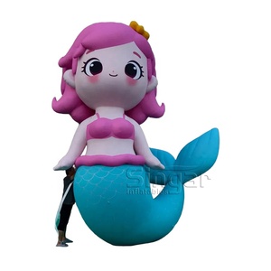Trang Trí Mái Nhà Lớn <span class=keywords><strong>Inflatable</strong></span> Mermaid, Mermaid <span class=keywords><strong>Balloon</strong></span>, <span class=keywords><strong>Inflatable</strong></span> Mermaid Cartoon - Product Image 4