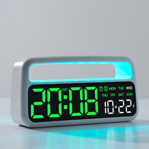 New Atmosphere Lamp Home Decoration Multi-Function Electronic LED Alarm <strong>Clock</strong> <strong>Bedside</strong> 5520 - Product Image 1