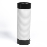 Tuyau d'évacuation de ventilation pour climatiseur mobile fourni par le fabricant, flexible universel en PVC/PP, à joint en bambou, pour usage industriel