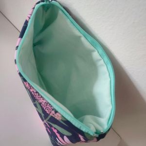 Bolsas de Cosméticos de Algodón Ecológicas con Estampado Personalizado, Accesorio de Viaje para Chicas, Diseño Floral Plano, Estilo Boho, con Cierre, Reciclables, para Almacenamiento - Product Image 6