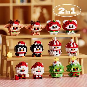 Blocchi da Costruzione Educativi <span class=keywords><strong>2</strong></span> in 1 con Personaggi dei Cartoni Animati, Puzzle in Plastica Fai-da-Te in Scala 1:8 - Product Image 5