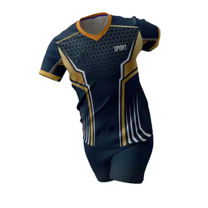 PURE 2025 personnalisé nouveauté volley-ball maillot ensembles manches courtes léger école volley-ball t-shirt Shorts volley-ball costume - Product Image 4