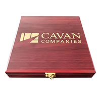 Boîte-cadeau en bois carrée de luxe personnalisée, boîte commémorative en bois, boîte de rangement pour badge de pièce commémorative