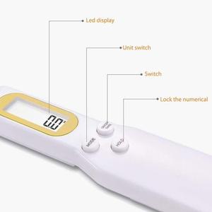 Mini Báscula Digital de Cocina con Forma de Cuchara, 0.1g, Capacidad 300g/500g, con Pilas Desechables, para Pesar Alimentos y Medir en el Hogar - Product Image 3