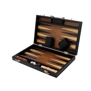 Backgammon Set Houten Backgammon Spel Kwaliteit Backgammon Stukken Fabrikant