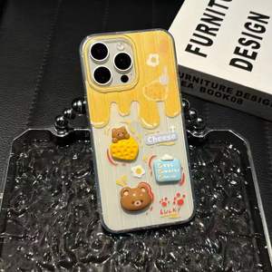 <span class=keywords><strong>Coque</strong></span> <span class=keywords><strong>de</strong></span> <span class=keywords><strong>téléphone</strong></span> portable en silicone <span class=keywords><strong>de</strong></span> luxe 3D Drip Glue Small Fish Design avec <span class=keywords><strong>coque</strong></span> <span class=keywords><strong>de</strong></span> luxe arrière - Product Image 5