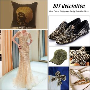 Ss16クリスタルDmcホットフィックスラインストーン似靴と衣類用チェコストーン - Product Image 6