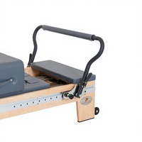 Máquina de Trapecio Fitness ZR Cadillac de Madera de Arce, Reformer de Pilates con Media Torre, para Estudio de Pilates, Garantía de 10 Años, Uso Universal, 120 kg