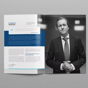 Chất lượng cao đầy đủ màu sắc bán buôn tùy chỉnh hoàn hảo ràng buộc bù đắp giấy thời trang bất động sản loạt Tạp Chí quảng cáo tùy chỉnh - Product Image 3