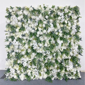 Wedding Simulation <b>Flower</b> Wall Wedding Hall Background Wall Rose <b>Flower</b> Wall Decoration <b>Artificial</b> <b>Flower</b> - Product Image 1