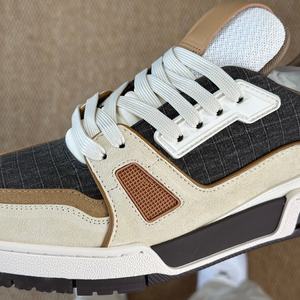 Chaussures de marche pour hommes haut de gamme, en tissu contrastant, style sportif et décontracté, respirantes et anti-odeur - Product Image 5