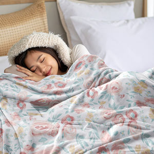 ผ้าห่มสักหลาดอ่อนที่ผ่านการรับรอง OEKO-TEX และ bsci เหมาะสำหรับซูเปอร์มาร์เก็ตในยุโรป - Product Image 3