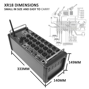 Console <span class=keywords><strong>de</strong></span> mixage musicale MR12/MR18 midaa, mixeur audio numérique 18 canaux Xair18, contrôleur <span class=keywords><strong>de</strong></span> <span class=keywords><strong>son</strong></span> avec module WiFi intégré/enregistreur stéréo USB - Product Image 3