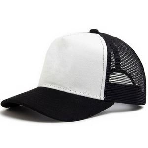 Casquettes Trucker en Maille à 5 Panneaux avec Logo Personnalisé en Gros, en Stock – Casquette Trucker en Daim Vierge - Product Image 4
