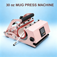 Presse à chaleur électrique manuelle PYD Life pour sublimation de tasses, capacité 20oz/30oz, multicolore, 110V/220V