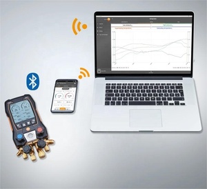 Testo 557s Manomètre de climatisation intelligent à affichage numérique, manomètre électronique de réfrigérant, haute précision, IP55, garantie 1 an - Product Image 6