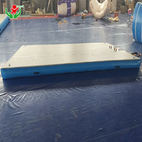 Plateforme flottante gonflable sur mesure en PVC de qualité commerciale, île flottante, quai, tapis d'air pour yacht, ponton de divertissement