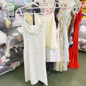 Abito da donna <span class=keywords><strong>all</strong></span>'ingrosso con spalline sottili, disponibile in magazzino, stile fresco e leggero, abbigliamento casual da donna, vestiti in stock - Product Image 3