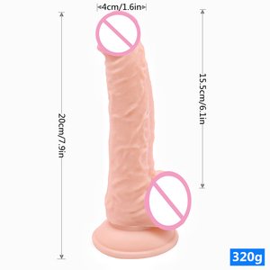 Đồ chơi tình dục dương vật giả bằng PVC không thấm nước, siêu thực, kích thước lớn, có đế hút, an toàn khi sử dụng. - Product Image 6