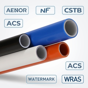 Tuyau <span class=keywords><strong>multicouche</strong></span> composite en plastique et aluminium PEX Al PEX certifié NF <span class=keywords><strong>CSTB</strong></span> ACS AENOR à 5 couches - Product Image 5