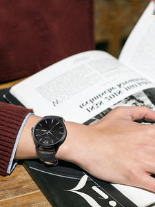<span class=keywords><strong>Montre</strong></span> tendance TOMI T045 T046, design simple, bracelet en cuir, boîtier en alliage, date <span class=keywords><strong>automatique</strong></span>, calendrier, usage quotidien, <span class=keywords><strong>montre</strong></span>-bracelet unisexe - Product Image 2