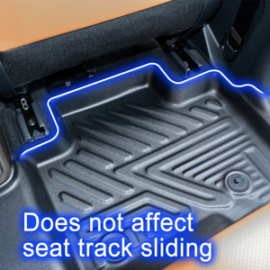 Venta al por mayor para todo tipo de clima impermeable inodoro conjunto completo 5d Tpe alfombrilla de revestimiento de suelo de coche para <span class=keywords><strong>Toyota</strong></span> Highlander 2016-on - Product Image 5