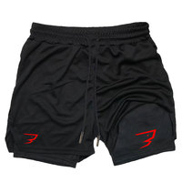   Shorts de course 2-en-1 pour hommes 5.0 – Idéal pour l'entraînement, la gym, le fitness, le jogging, la plage et les sports d'été