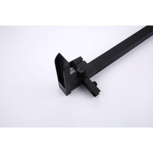 Grifo de bañera independiente Db de un solo manípulo, negro mate, de montaje en suelo con ducha de mano de chorro suave para uso en baño - Product Image 6