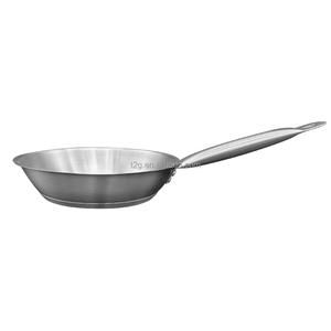 Stainless Steel Frying <b>Pan</b> Round Minimalist Design Oven Safe Dishwasher Safe No Coating <b>Induction</b> Cooker Compatible - Product Image 6
