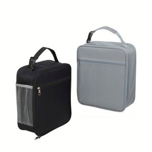 Sac à lunch isotherme personnalisé avec logo, étanche, double fermeture éclair, boîte à lunch thermique réutilisable pour hommes, femmes, bureau, travail, gym, camping, voyage - Product Image 4