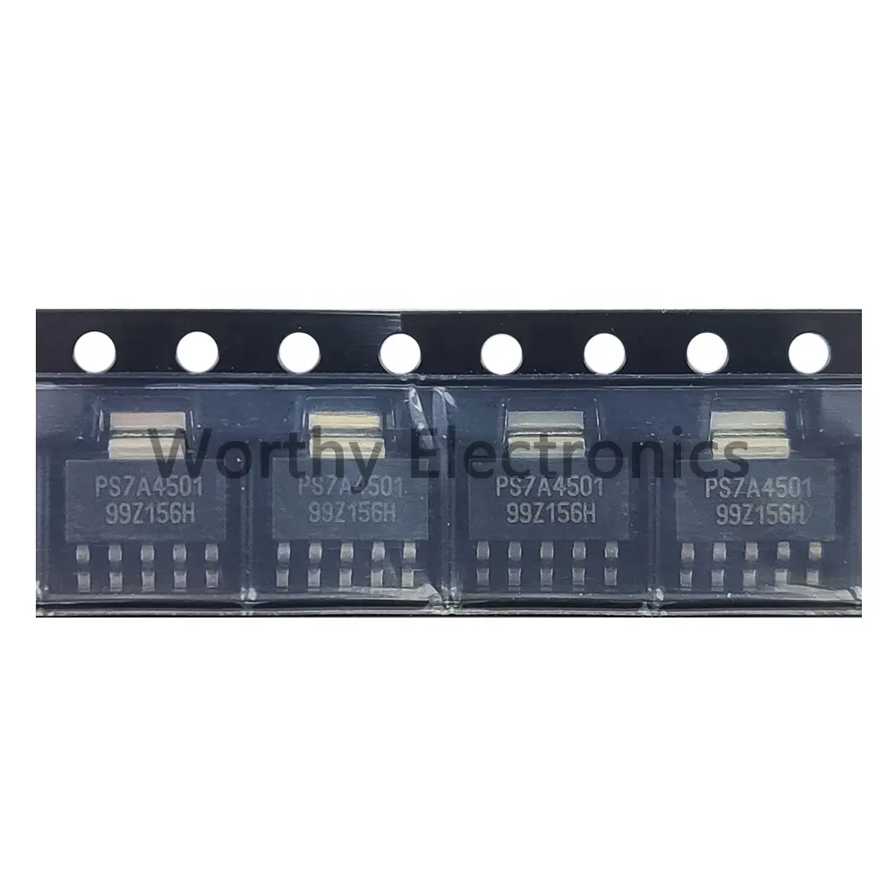 New original integrated circuits low voltage linear regulator IC chip MARK PS7A4501 SOT223-6 TPS7A4501DCQR electronic parts