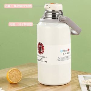 Tazas Termo de Acero Inoxidable 316 con Tapa y Asa, Ecológicas, con Pajita Abatible, Ideales para Viajes al Aire Libre, Venta Caliente - Product Image 5