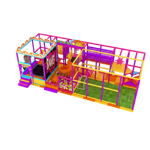 Premium Indoor Children's Steel Activity Play Center with Ball Pool <b>Slide</b> Climbing Wall and Play Area for Home Use - Product Image 1