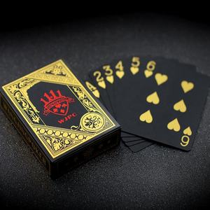 <span class=keywords><strong>Jeu</strong></span> <span class=keywords><strong>de</strong></span> cartes à jouer en PVC 100% personnalisé en usine, imperméable, standard casino - Product Image 1