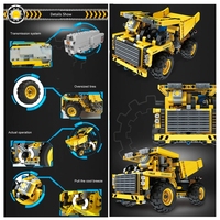 Moule roi 13016 RC Mini télécommande camion véhicule blocs de construction RC briques tracteur blocs ensemble pour garçons enfants