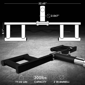 Barra en T Compatible con Barras de 2 Pulgadas, XLAN con 3 Posiciones de Agarre, Equipo de Fitness para el Hogar para Sentadillas y Levantamiento de Pesas - Product Image 3