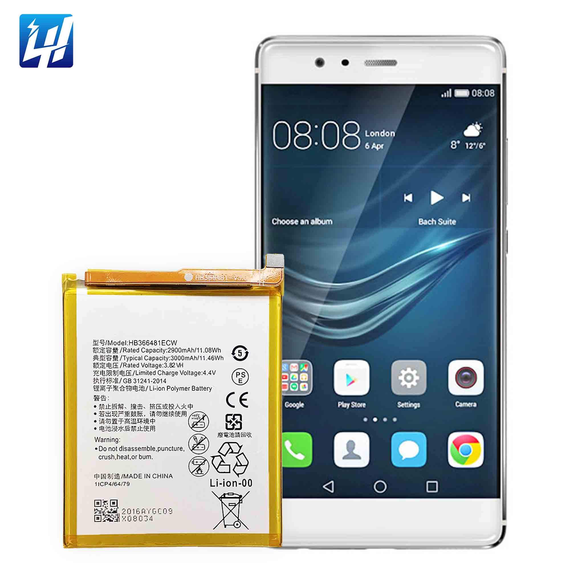 Huawei Batterie Batteria Originale Huawei HB366481ECW 3000mAh - Per P9, P10, P8 Lite 2017, Sostituzione Interna Contatti Batteria - Foto 10
