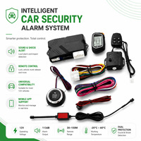 Sistema de Seguridad Universal para Automóvil de 12V, Alarma para Coche con Control Remoto, Botón de Arranque y Parada del Motor, Entrada sin Llave con Bluetooth y Aplicación