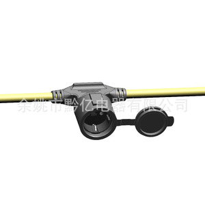 สายไฟ AC แบบ CEE ตัวผู้ IEC ตัวเมีย 1 ช่องเสียบ 16A สาย PVC ชนิด SJTOW สายต่อพ่วง - Product Image 4