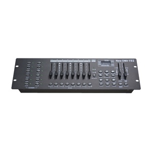 คอนโซลควบคุมไฟ Vlite 192 ช่องสัญญาณ DMX512 สำหรับไฟ 12 ตัว ขนาด 19 นิ้ว แบบติดตั้งบนแร็ค รองรับ MIDI USB สำหรับใช้ในคลับ รุ่น VL-DMX192-PRO - Product Image 1