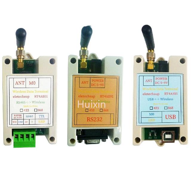 Module 433MHz 868MHz Wireless Lora Data Transmission DTU RS232 RS485 Converter Long Distance Wireless Digital Radio Modem