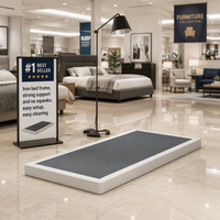 Sommier de matelas en acier robuste à design silencieux, capacité de charge de 3500 lb, idéal pour appartements locatifs - Vente flash