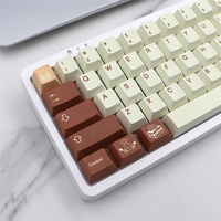 GMK Tiramisu Keycaps Pbt 136 Keys for Cherry Profile Keycap Dz60/RK61/64/Gk61/68/84/87/96/980/104/108 Mechanical Keyboard
