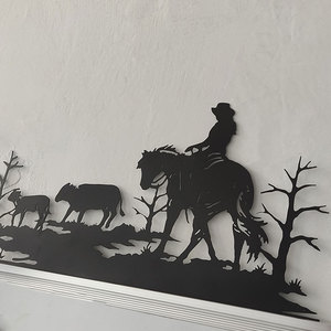 Letrero Metálico Personalizado con Temática de Camping, Letrero <span class=keywords><strong>para</strong></span> Porche, Arte Metálico <span class=keywords><strong>para</strong></span> Pared con Diseño de Perro, Placa de Dirección, Letrero Metálico con Monograma de Perro - Product Image 3