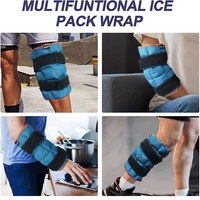 Compression chaude et froide réutilisable pour le soulagement de la douleur au genou, absorbant le refroidissement par eau, coussinets de gel froids et chauds pour le genou