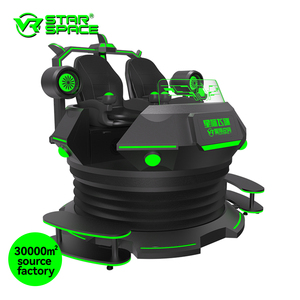 Produsen Mesin VR ruang bintang VR 9D UFO 2 kursi kursi kursi permainan arkade berputar 9D VR UFO peralatan Game - Product Image 6