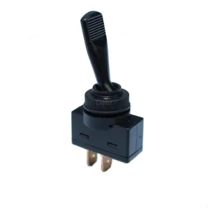 DaierTek 12V 20A 2 Position Black Toggle Switch Long Handle 2Pin On Off SPST Toggle Switch with Long Actuator