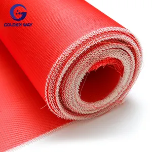 Prezzo di fabbrica a buon mercato resistente all'usura 3-shed poliestere rosso tessuto tessuto per la fabbricazione della carta maglia
