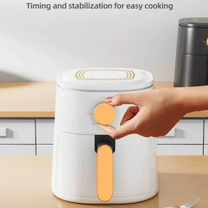 <span class=keywords><strong>Friteuse</strong></span> à air électrique moderne 4L en <span class=keywords><strong>plastique</strong></span> avec écran LCD, bouton mécanique, minuterie, facile à <span class=keywords><strong>nettoyer</strong></span> pour usage domestique, hôtelier et extérieur - Product Image 4